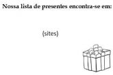 Cartão "lista de presente"