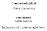 Convite individual